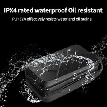 TELESIN Large Carry Case Carrying Travel Bag for GoPro Max Hero 13 12 11 10 9 8 7 6 5 DJI Action 3 4 5 Osmo Pocket 3 Insta360 X3 Go3 Ace Pro Battery Charger Strap Mount Accessories