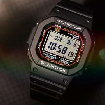 Casio G-Shock GWM5610-1 Men's Solar Black Resin Sport Watch