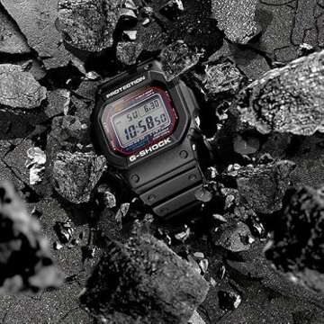 Casio G-Shock GWM5610-1 Men's Solar Black Resin Sport Watch