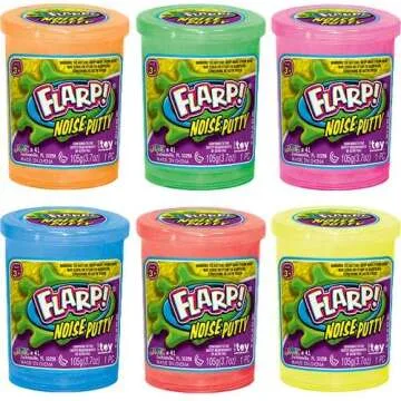 JA-RU Flarp Noise Putty Scented (1 Unit Assorted) Squishy Sensory Toys for Easter, ADHD Autism Stress Toy, Great Party Favors Fidget for Kids and Adults Boys & Girls. 10041-1A