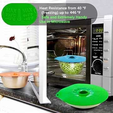 Silicone Food Covers - Eco-Friendly & Easy to Use