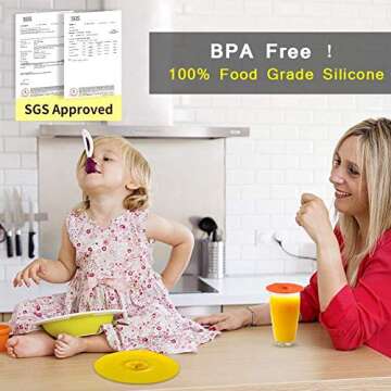 Silicone Food Covers - Eco-Friendly & Easy to Use