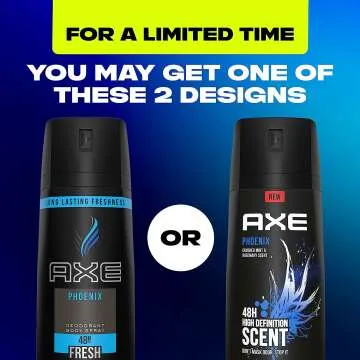 Axe Phoenix Body Spray 4oz, 4 Pack - Odor Protection