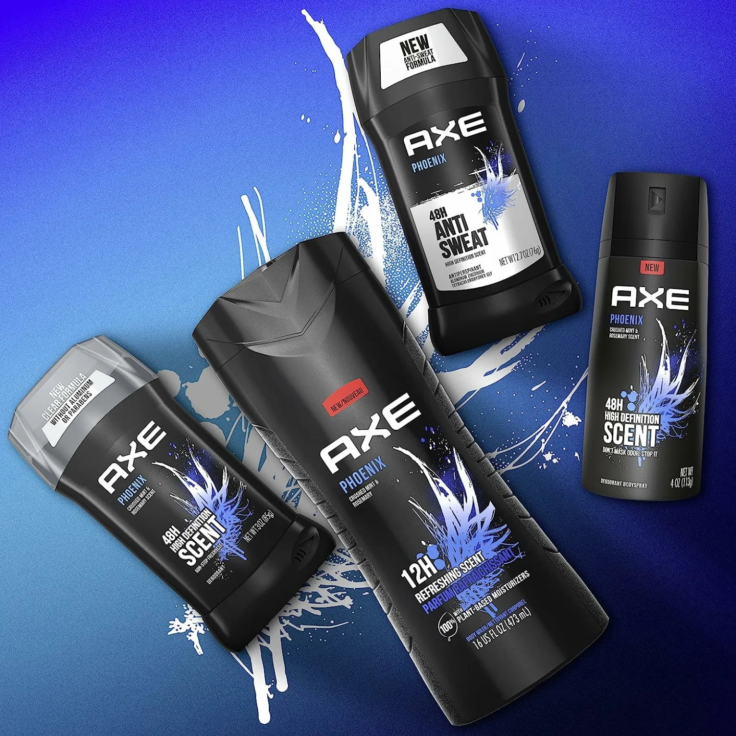 Axe Phoenix Body Spray 4oz, 4 Pack - Odor Protection