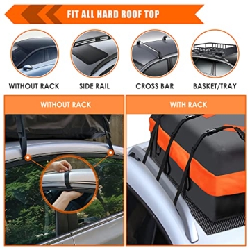 MeeFar XBEEK Roof Bag - Waterproof Cargo Carrier for All Cars