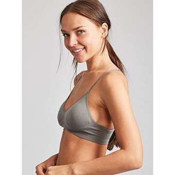 Kalon Seamless Racerback Sports Bra 4 Pack for Women