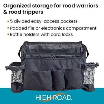 High Road SwingAway Car Organizer with Cup Holders