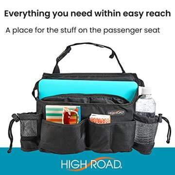High Road SwingAway Car Organizer with Cup Holders