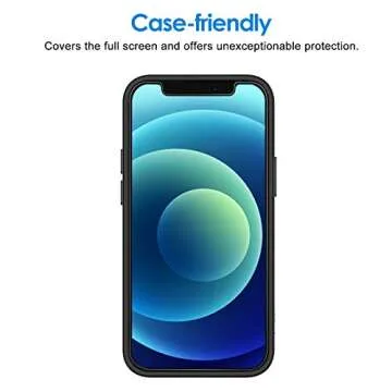 JETech Screen Protector for iPhone 12 Mini - 3-Pack, High Transparency
