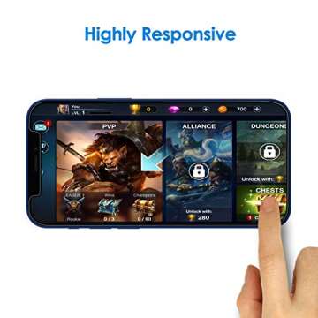 JETech Screen Protector for iPhone 12 Mini - 3-Pack, High Transparency