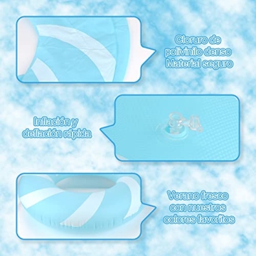 Colorful Inflatable Lollipop Pool Floats for Summer Fun