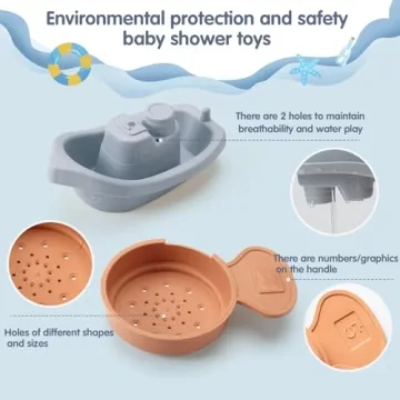 AMCHSURI Bath Toys for Toddlers, Mold-Free Fun!