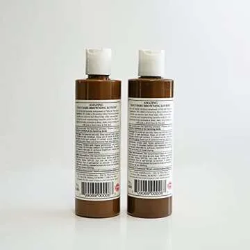 Maui Babe Browning Lotion 8oz (2 Pack) with Ecoholid Cosmetic Bag – Suntan Lotion for Outdoor or Indoor Tanning Bed