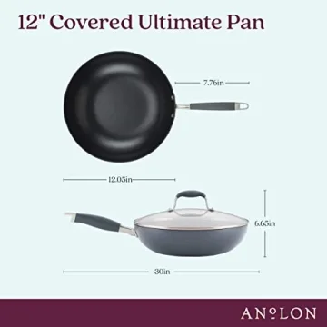 Anolon Advanced Nonstick Frying Pan 12 Inch Durable and Versatile