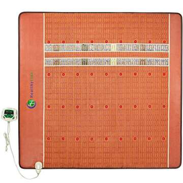 HealthyLine Heated King Mattress Pad - Far Infrared Heat - 80" x 76"