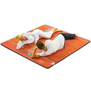 HealthyLine Heated King Mattress Pad - Far Infrared Heat - 80" x 76"