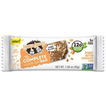 LENNY & LARRYS Peanut Butter Chocolate Chip Bar - Healthy Snacking Made Delicious