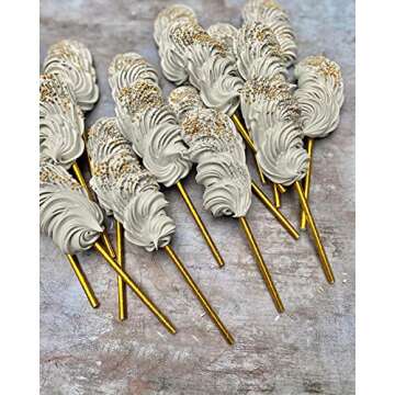 Shop ALINK Gold Foil Paper Straws for Parties - 100 Pack