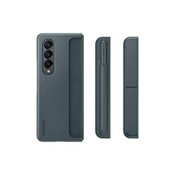 SAMSUNG Galaxy Z Fold4 Standing Cover with S Pen and S Pen Holder, Protective Phone Case with Kickst...