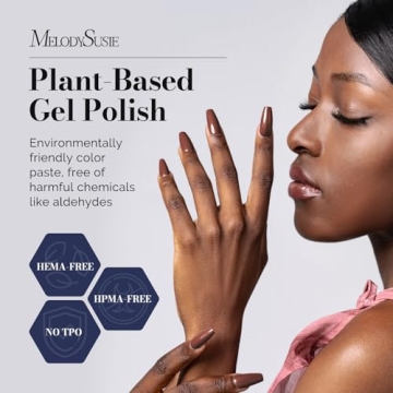 MelodySusie Plant-Based Gel Nail Polish - Long Lasting & Non-Toxic