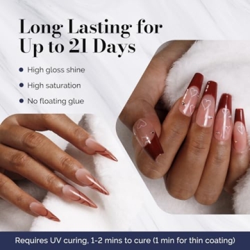 MelodySusie Plant-Based Gel Nail Polish - Long Lasting & Non-Toxic