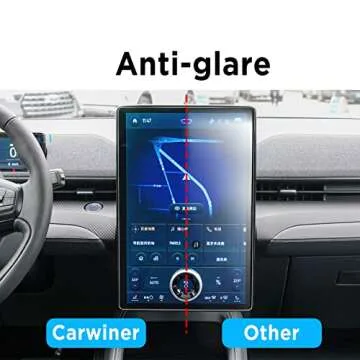 Carwiner 2PCS Screen Protector for Mustang Mach-E 2021-2025