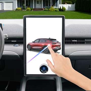 Carwiner 2PCS Screen Protector for Mustang Mach-E 2021-2025