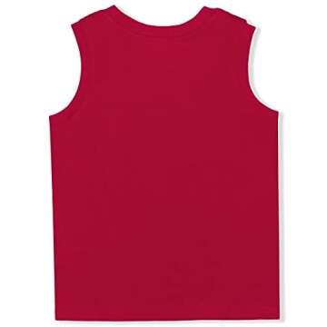 Marvel Spider-Man Boys 2 Pack Tank Top for Little Kids – Red/Grey