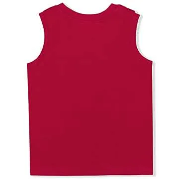 Marvel Spider-Man Boys 2 Pack Tank Top for Little Kids – Red/Grey