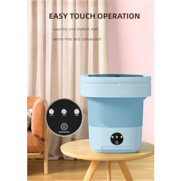 Portable Washing Machine with 16L Capacity For Small Laundry