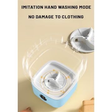 Portable Washing Machine with 16L Capacity For Small Laundry