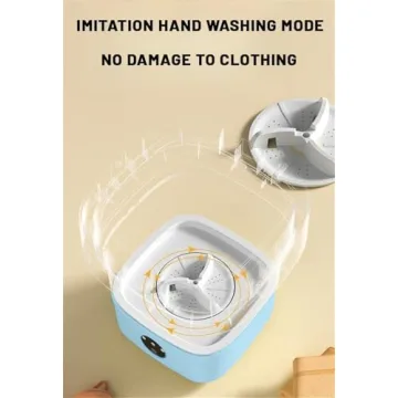 Portable Washing Machine with 16L Capacity For Small Laundry