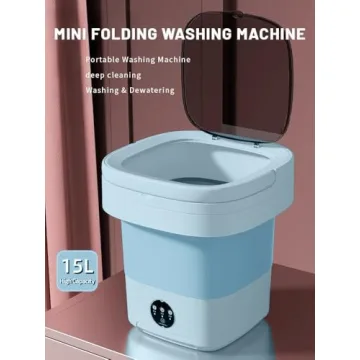 Portable Washing Machine with 16L Capacity For Small Laundry
