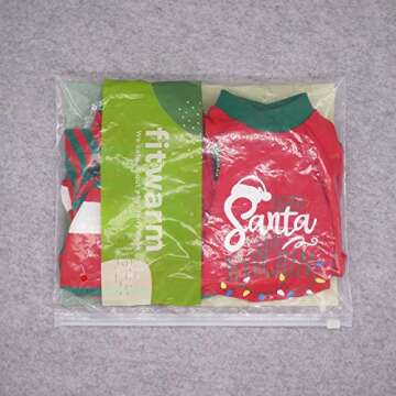 Fitwarm Dear Santa I Can Explain 2-Pack 100% Cotton Dog Christmas Pajamas for Pet Clothes Doggie Holiday Costumes Onesies Puppy Jammies Large