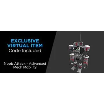 Roblox Imagination Collection - Noob Attack - Mech Mobility Figure Pack [Includes Exclusive Virtual Item]