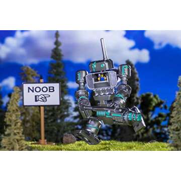 Roblox Imagination Collection - Noob Attack - Mech Mobility Figure Pack [Includes Exclusive Virtual Item]