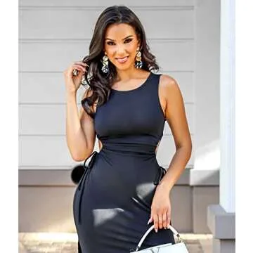 Elegant Midi Dress for Women - Perfect for Parties