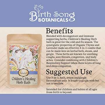 Herbal Bath for Children's Respiratory Support 8oz