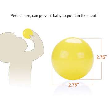 PlayMaty Fun Pit Balls for Kids - Safe and Colorful