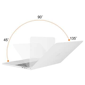 MOSISO Compatible with MacBook Pro 13 inch Case M2 2025, 2024, 2023, 2022-2016 A2338 M1 A2251 A2289 A2159 A1989 A1708 A1706, Plastic Hard Shell&Keyboard Cover&Screen Film&Storage Bag, White