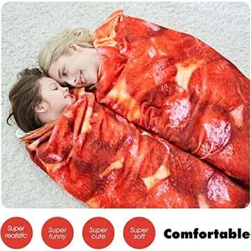 Cozy CASOFU Burritos Tortilla Throw Blanket for Everyone