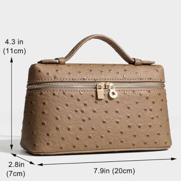 Rejolly Crossbody Bag for Women Small Pouch Top-Handle Leather Bag Designer Shoulder Handbag Quiet L...