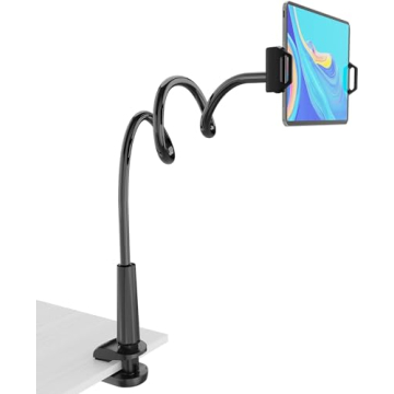 Adjustable Gooseneck Tablet Holder for iPad, iPhone & More
