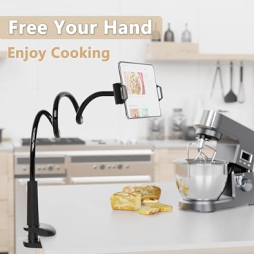 Versatile Gooseneck Tablet Stand Holder for All Devices