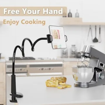 Versatile Gooseneck Tablet Stand Holder for All Devices