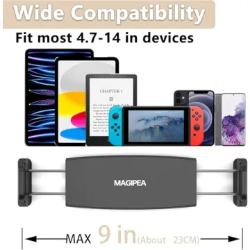 Versatile Gooseneck Tablet Stand Holder for All Devices