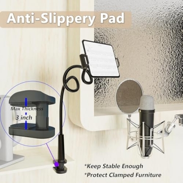 Versatile Gooseneck Tablet Stand Holder for All Devices