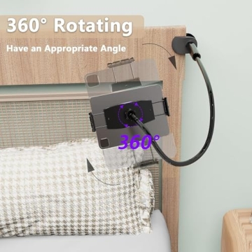 Versatile Gooseneck Tablet Stand Holder for All Devices