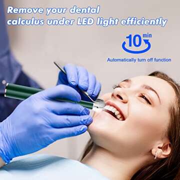 Plaque Remover for Teeth, Ultrasonic Vibration 3 Million Times/Min, Deep Cleaning, Intelligent Safety Mode, Relieve Sensitive Teeth Discomfort, for Removing Plaque, Tartar, Stains, Dental Calculus