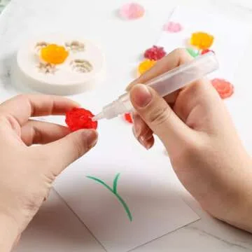 LOVEINUSA 2PCS Silicone Flower Molds for Baking and Crafts